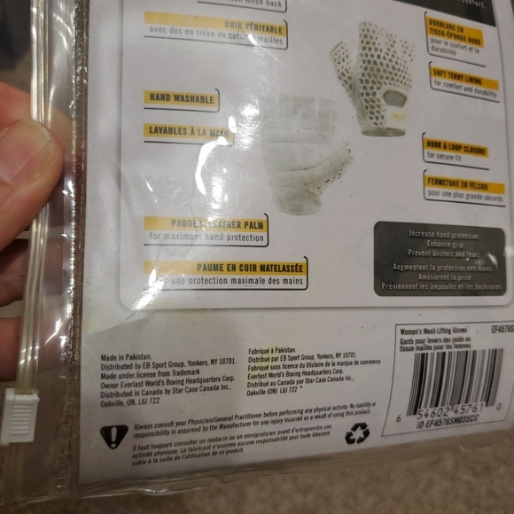 Everlast Women's Mesh Lifting Gloves - Picture 4 of 4